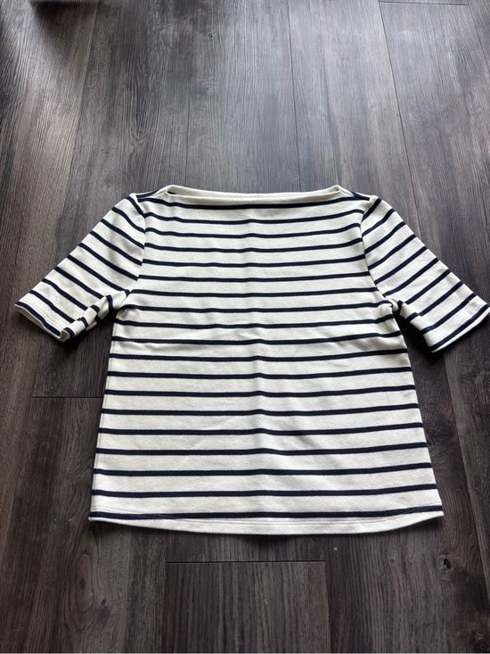 Marled Tops - Marled Striped Tee